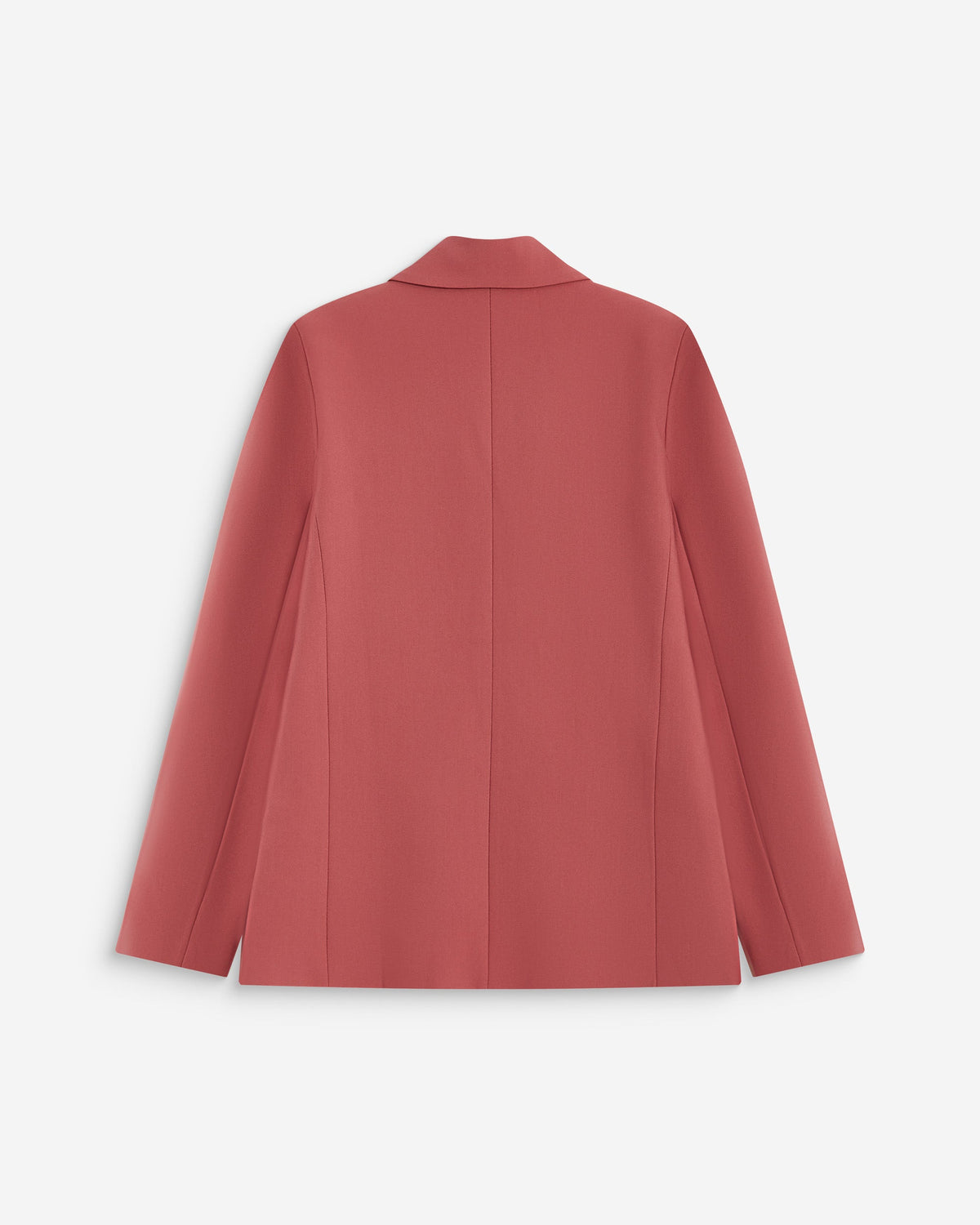 Blazer droit à boutonnage croisé blush Noix