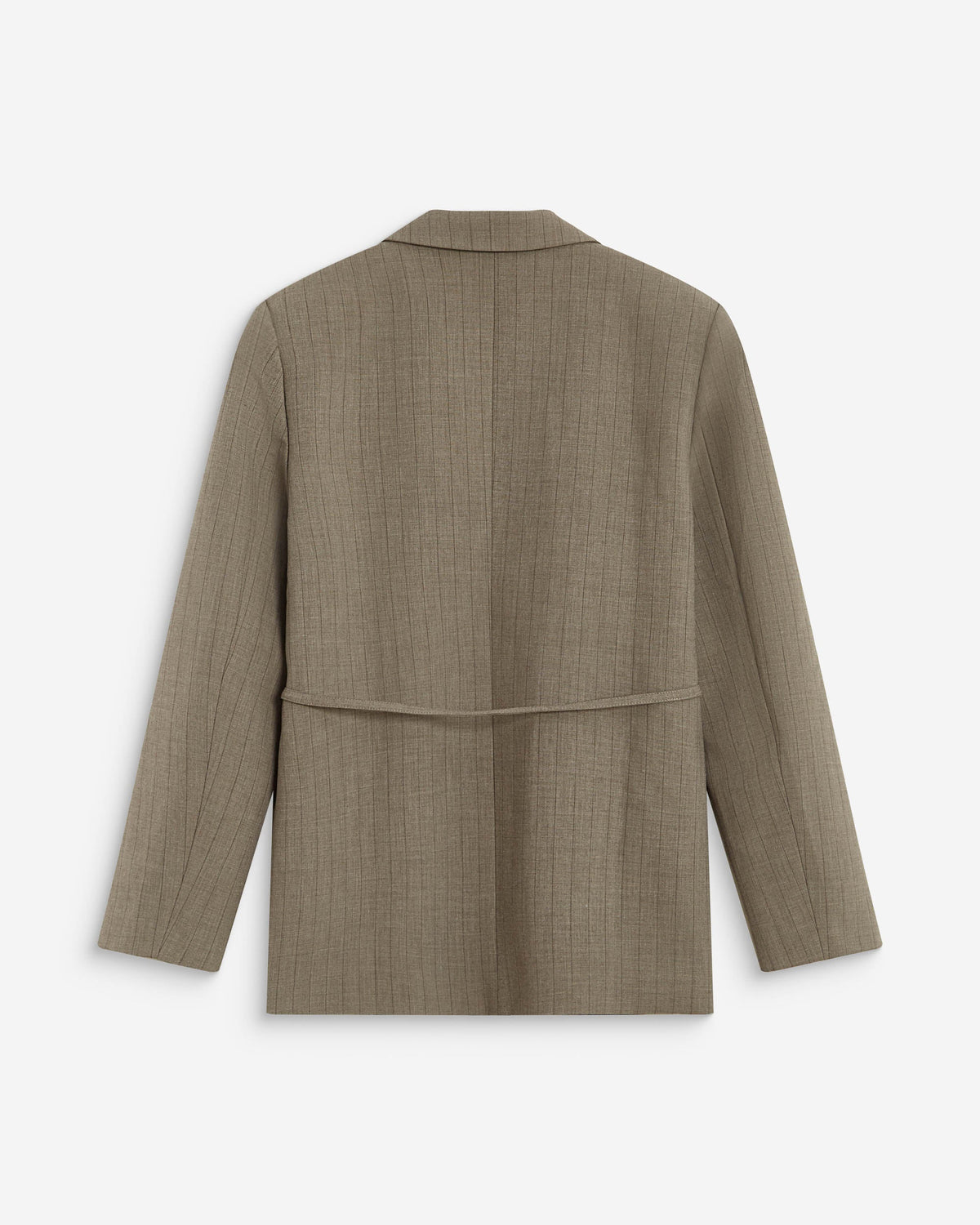 Blazer droit rayé cintré à la taille rayure Acario