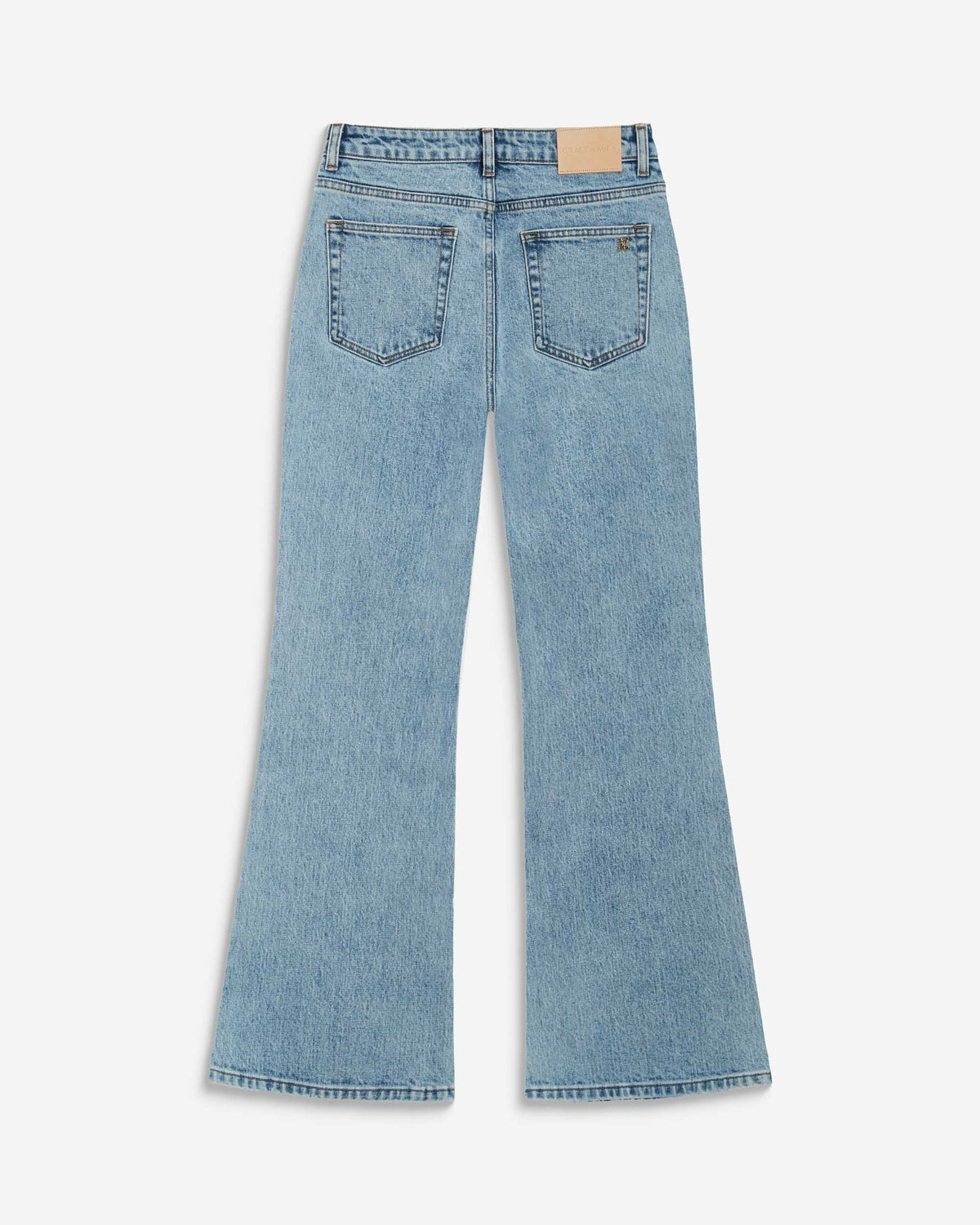 Jean flare délavé taille mi haute skyblue Joseph