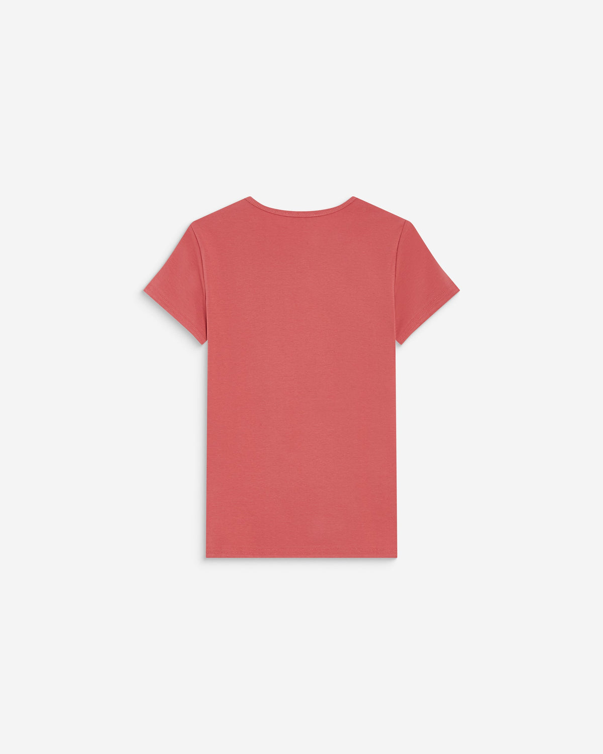 T-shirt col rond à message blush Amoris