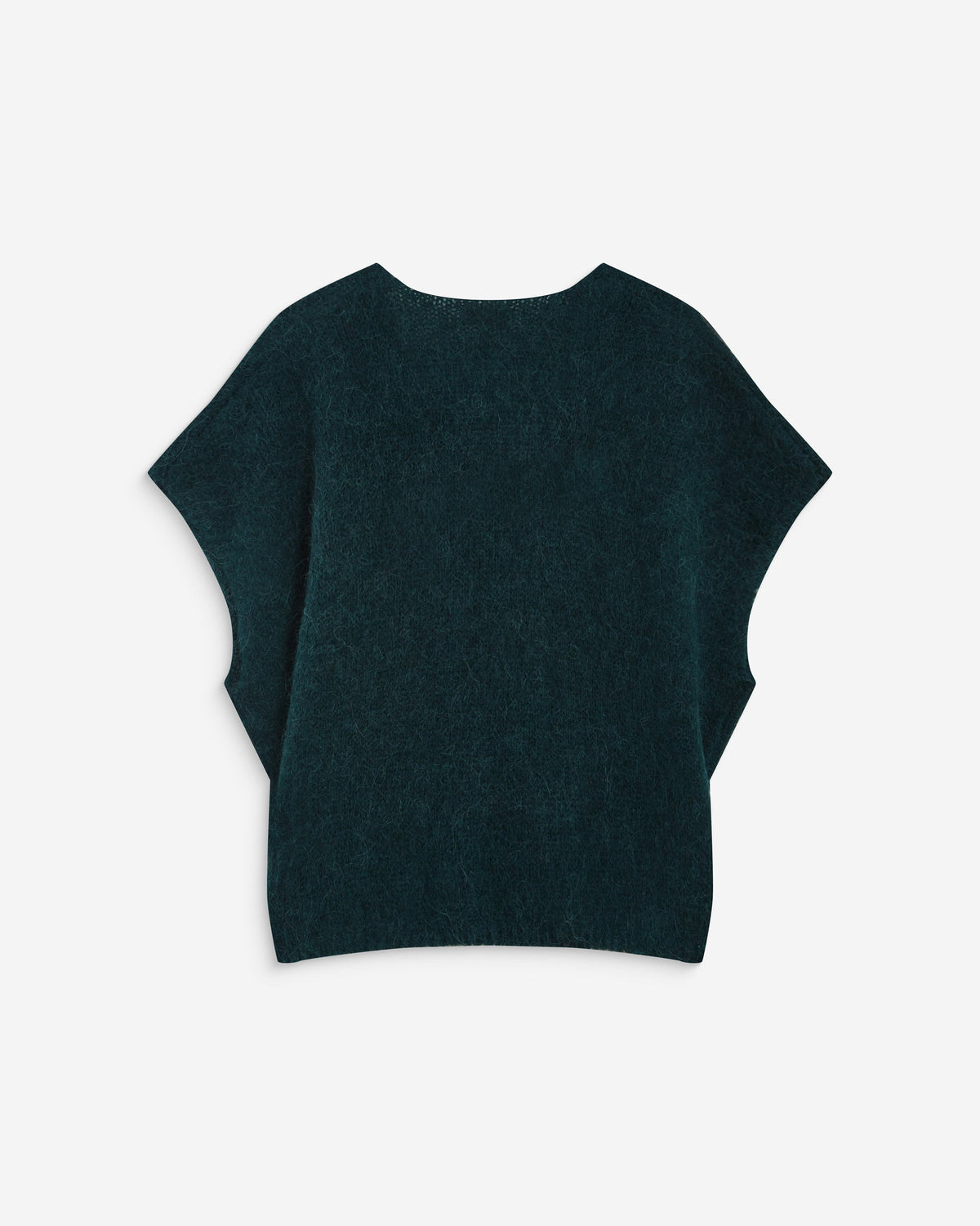 Pull ample sans manches en alpaga mélangé emeraude Atticus