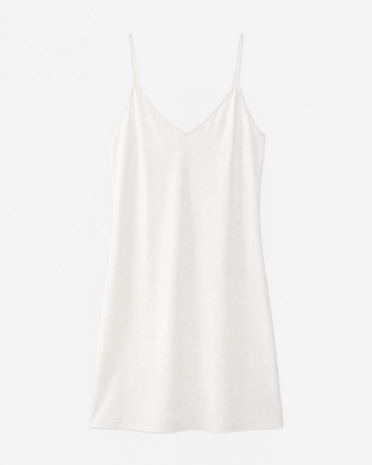 Robe longue en maille ajustée ecru Verdad