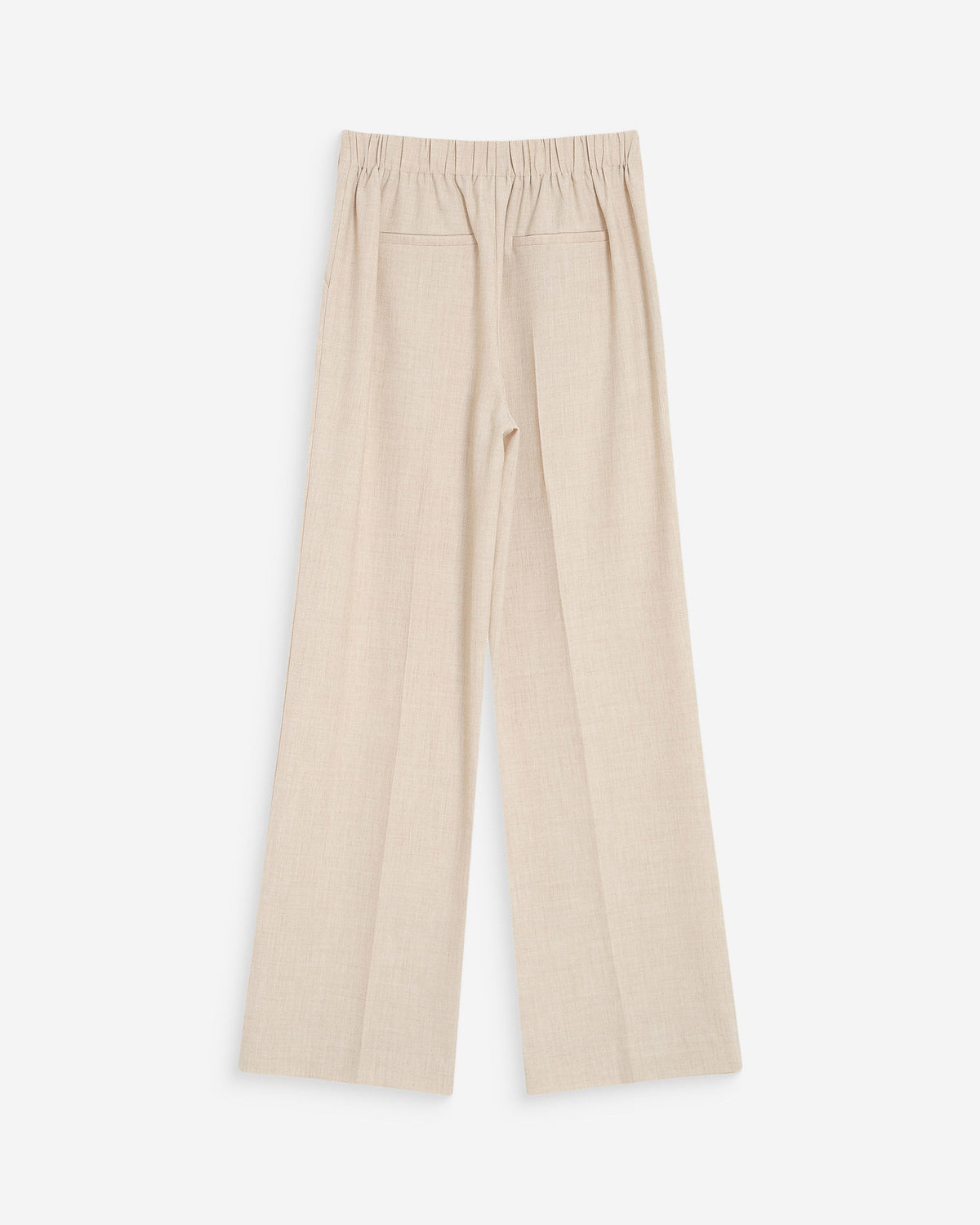 Pantalon tailleur droit poches italiennes sable Valigny