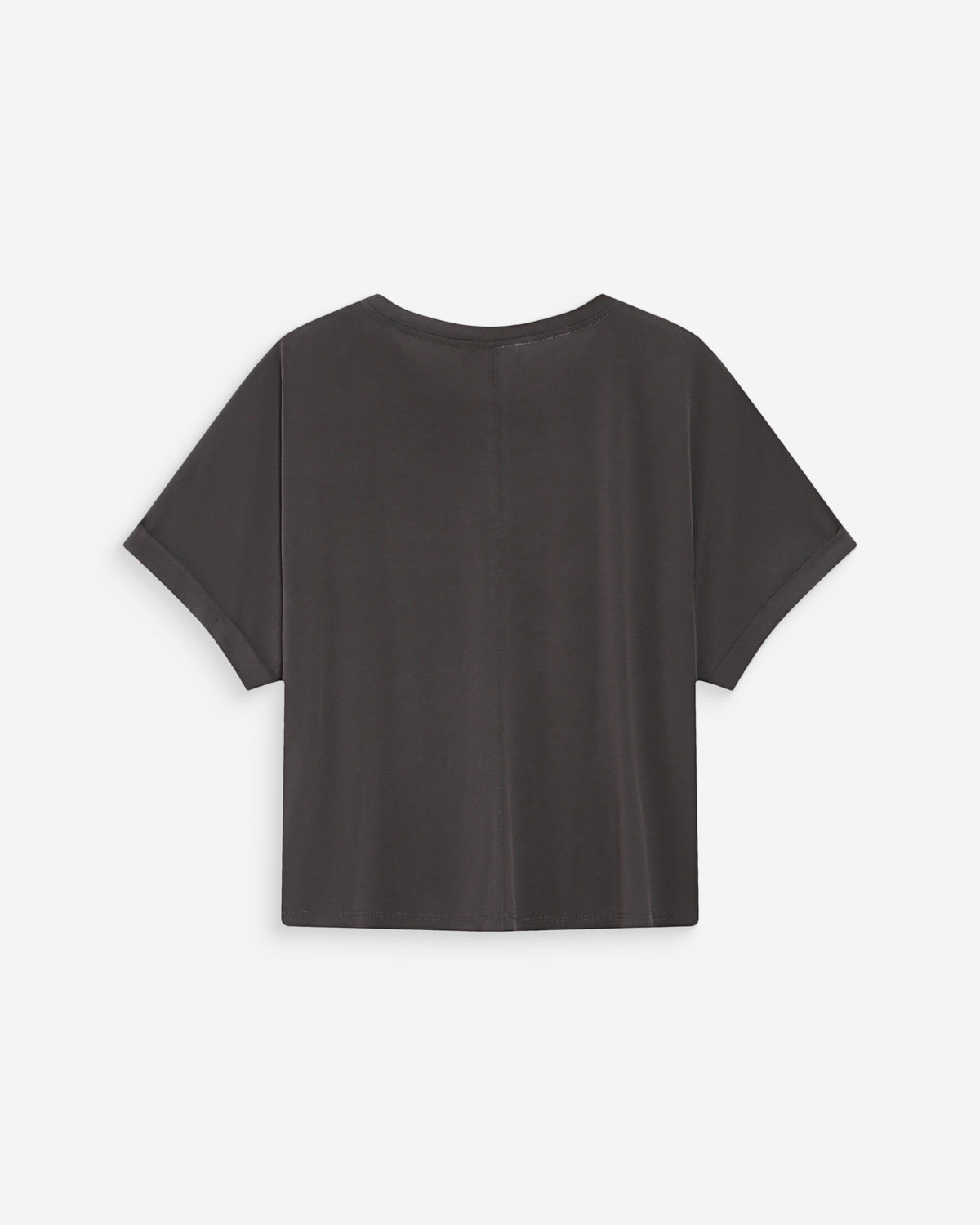 T-shirt oversize en modal col rond marine Parma