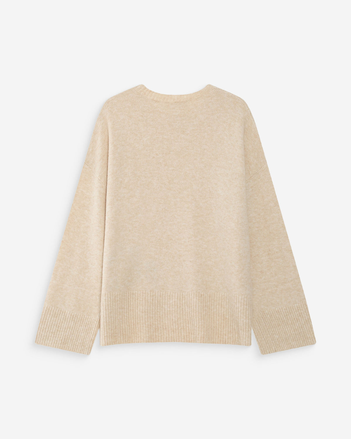 Pull oversize en maille à message brodé marine Viggo