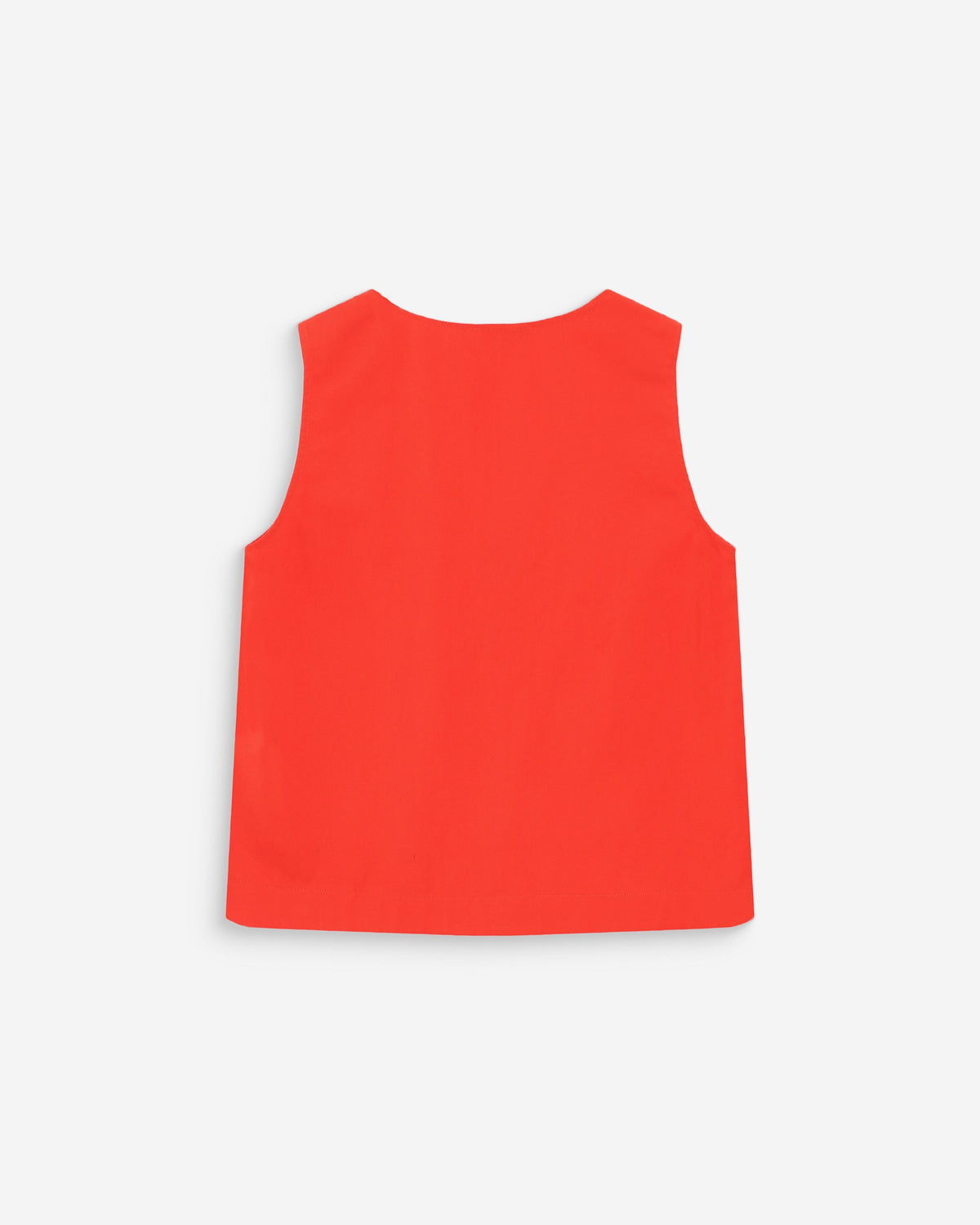 Top en coton sans manches col V sanguine Vagabond