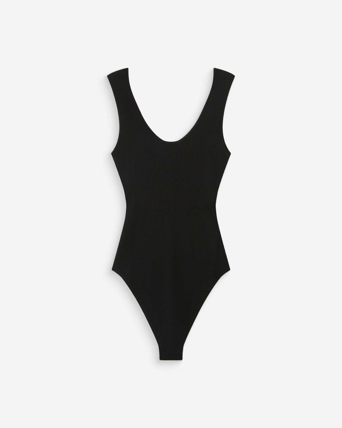 Body ajusté en maille fine à bretelles noir Velmondo
