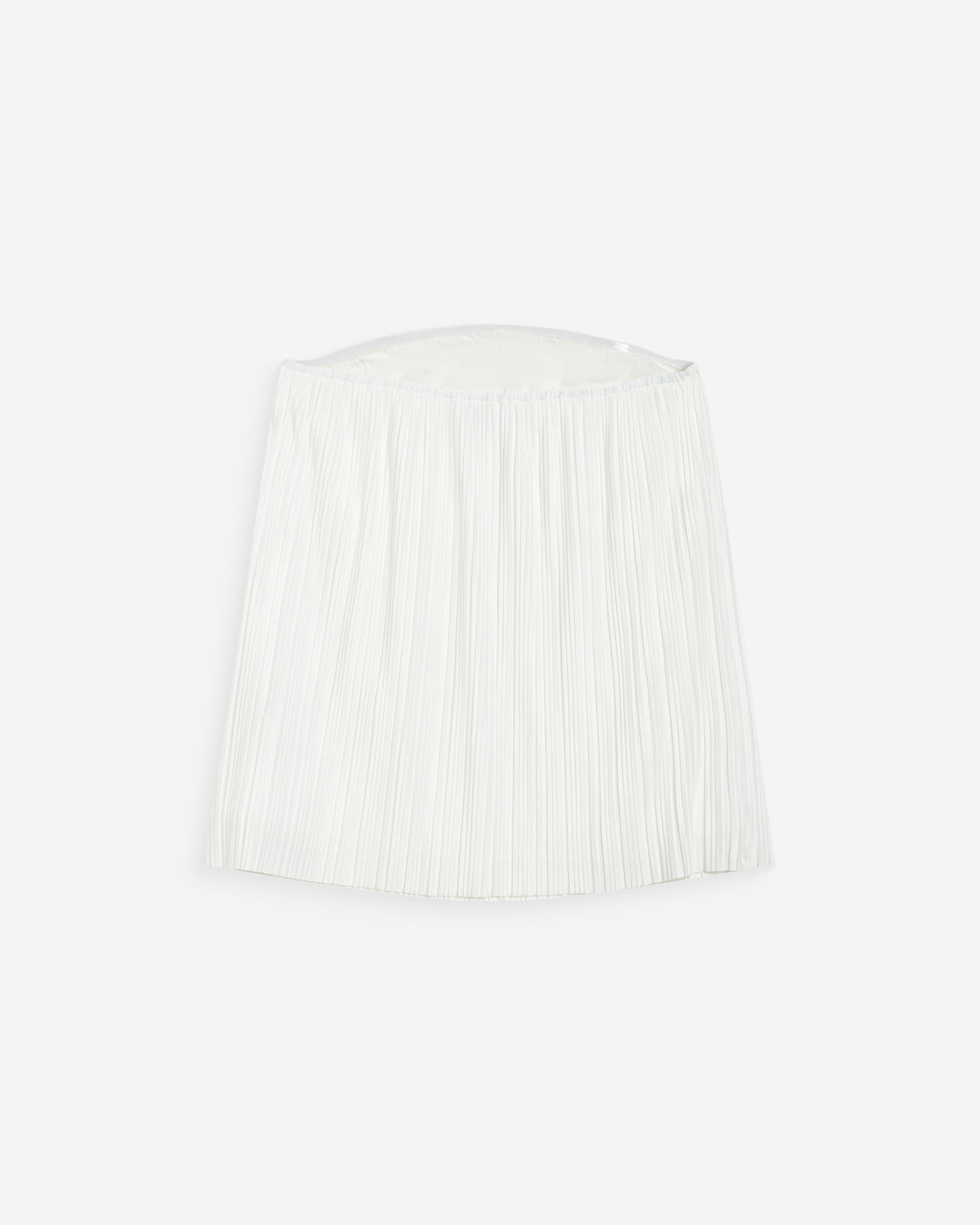 Top bustier plissé aérien ivoire West