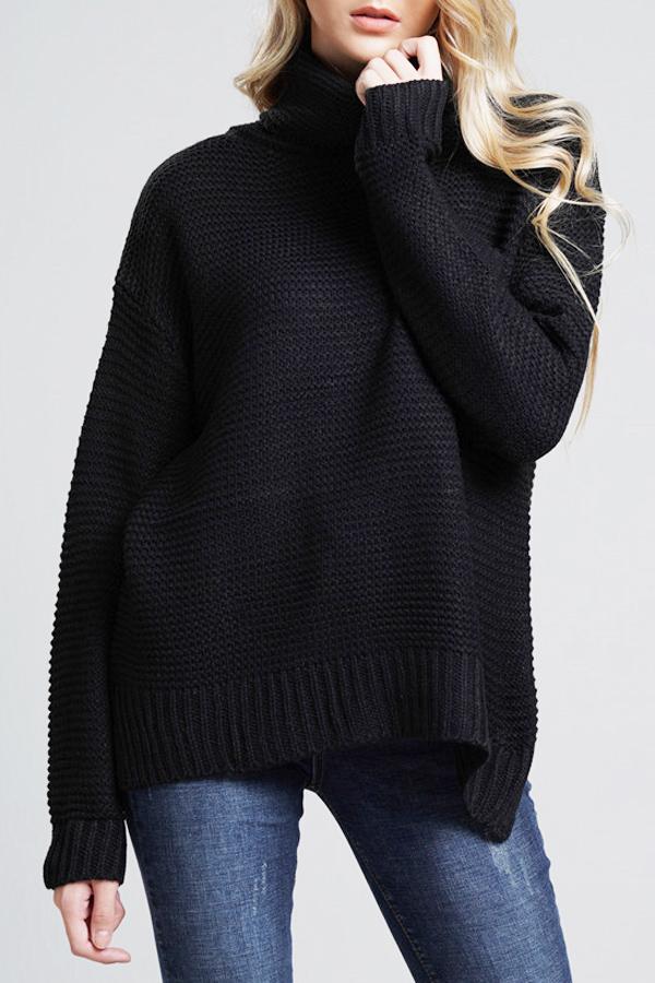 Abéline | Pull Chunky Knit Femme à Col Roulé, Maille Épaisse et Design Élégant