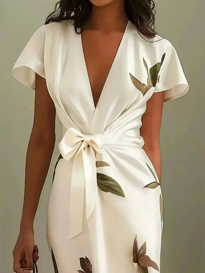 Aura | Robe Satin Botanique