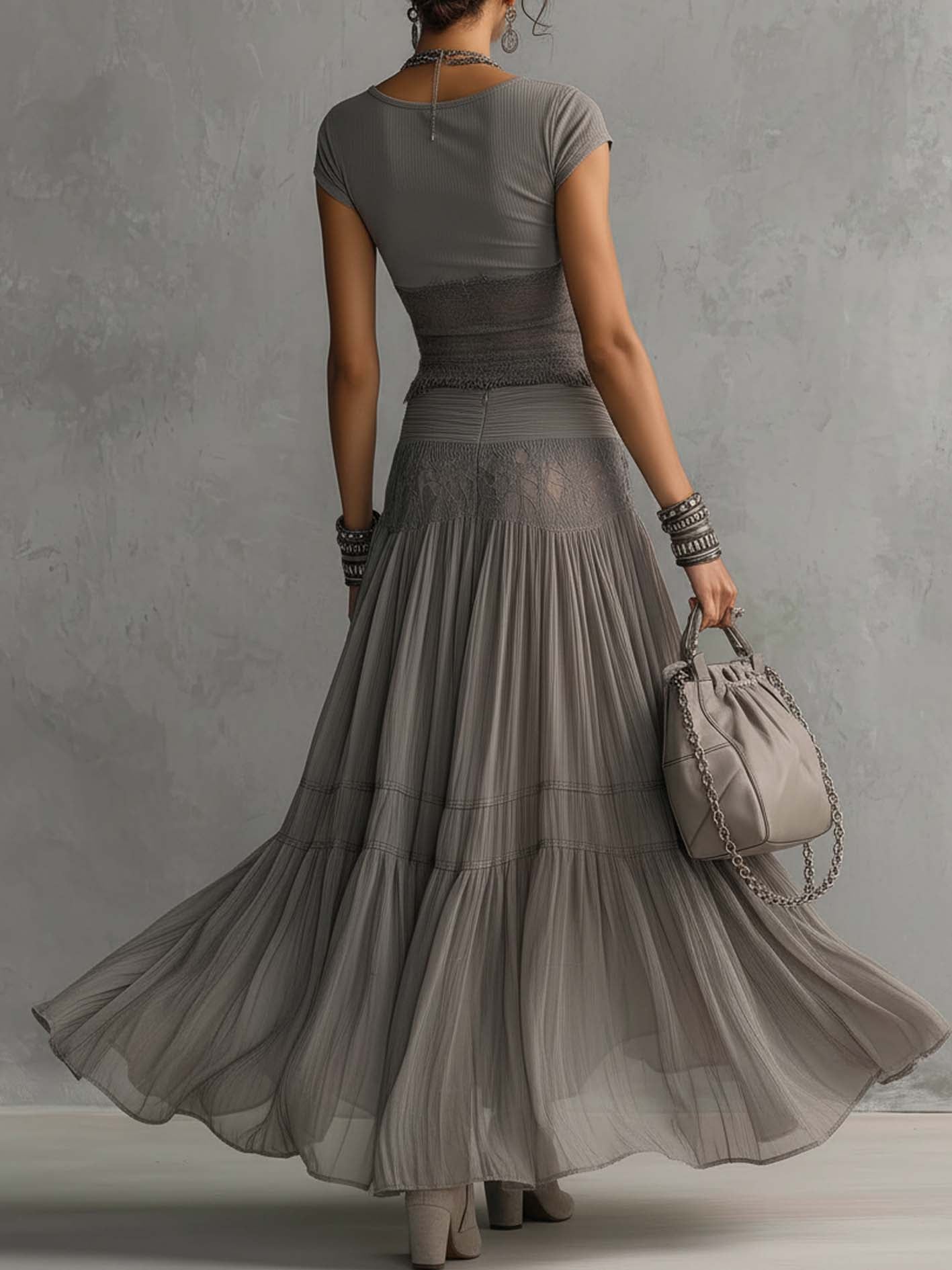 Elena | Ensemble jupe maxi et top