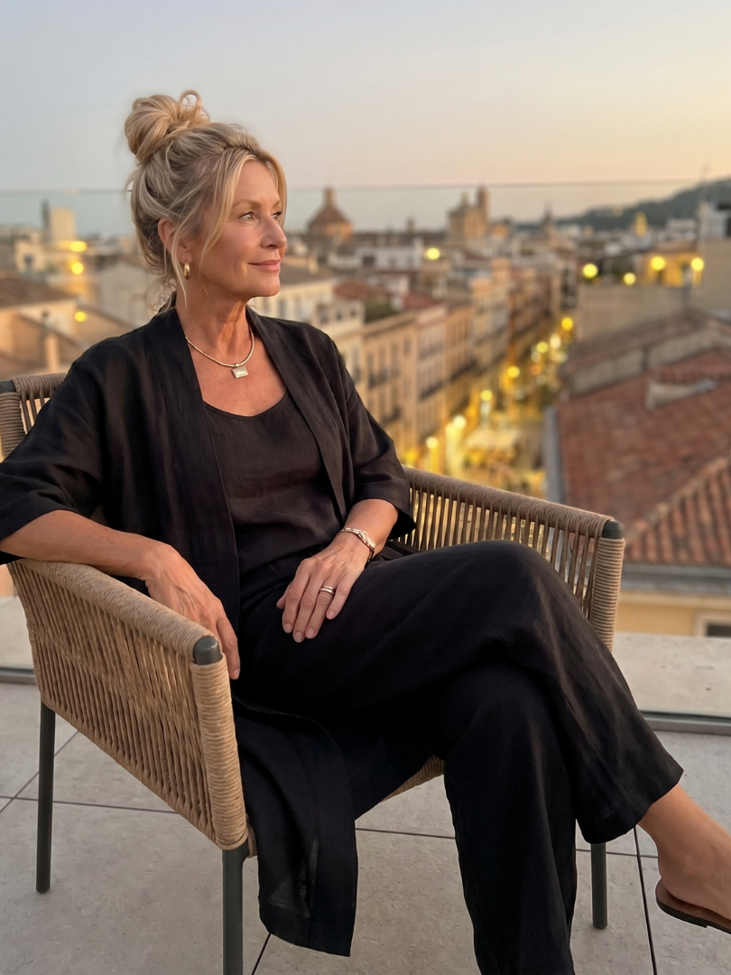 Yael | Ensemble de Haut et Pantalon Détendu en Trois Pièces
