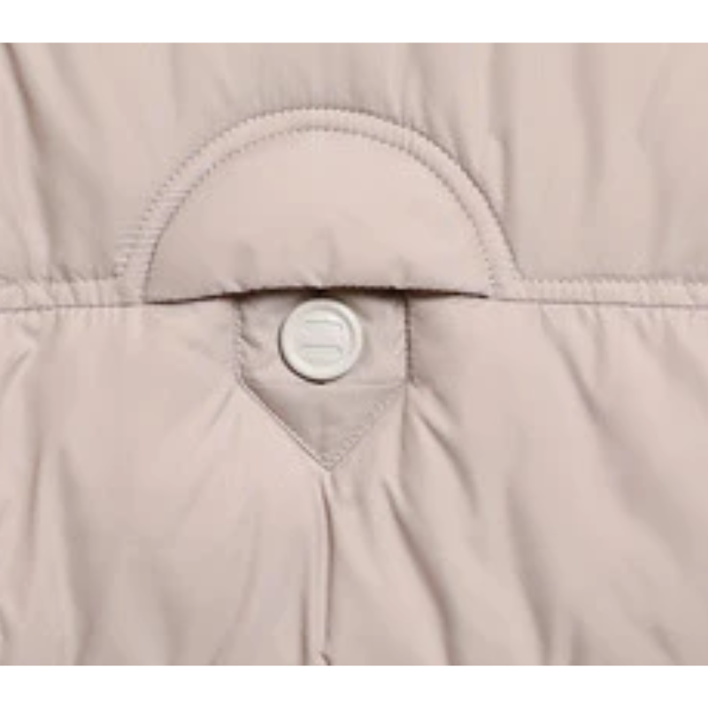 Quitara | Manteau d’Hiver Femme Matelassé avec Capuche Amovible et Fermeture Éclair