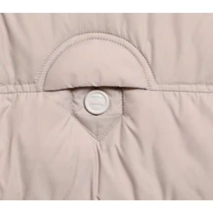 Quitara | Manteau d’Hiver Femme Matelassé avec Capuche Amovible et Fermeture Éclair