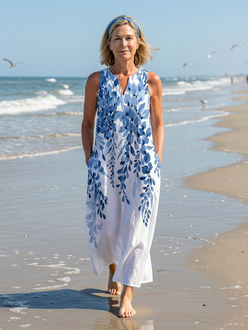 Azura | Robe Maxi Brise Détendue