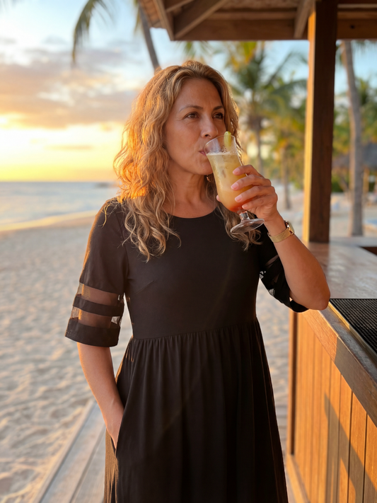 Vera | Robe Midi Détente du Soir