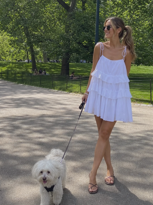 Sowan | Robe Mini à Volants et Coupe Détendue