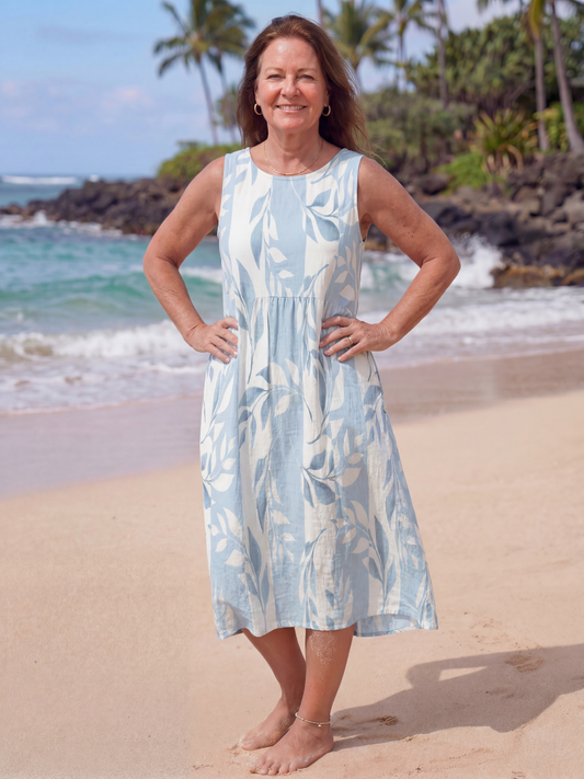 Kamilia | Robe Midi Quiet Shore