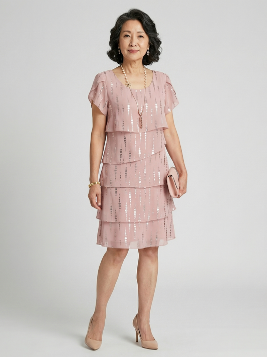 Makena | Robe longueur genou à pois