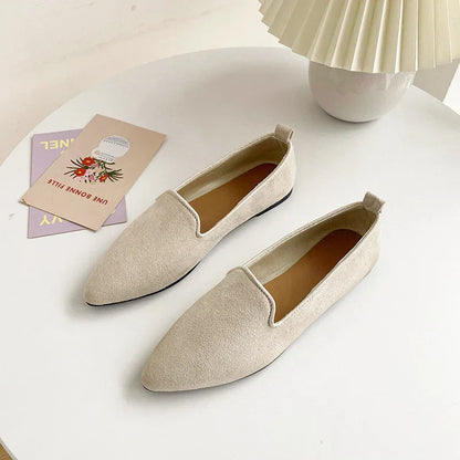 Clarissa | Mocassins Élastiques et Respirants à Bout Pointu - Slip-On Élégants