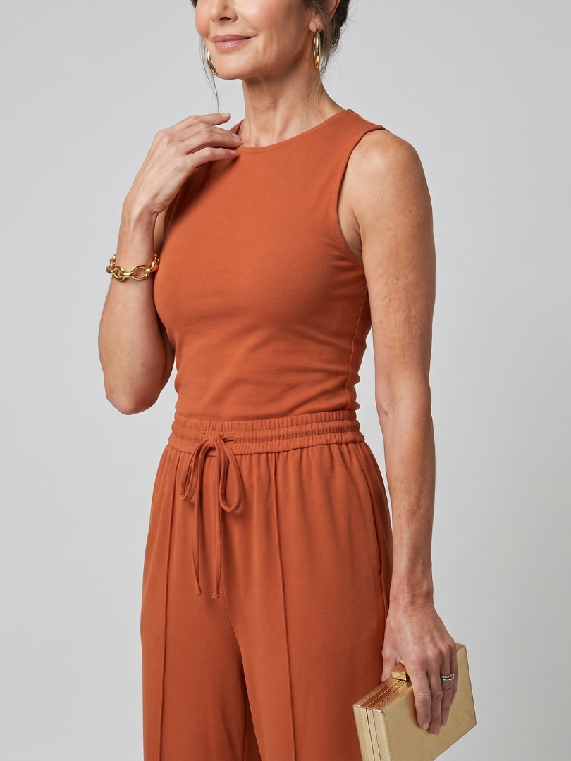 Valencia | Ensemble de Pantalon Large sans Manches