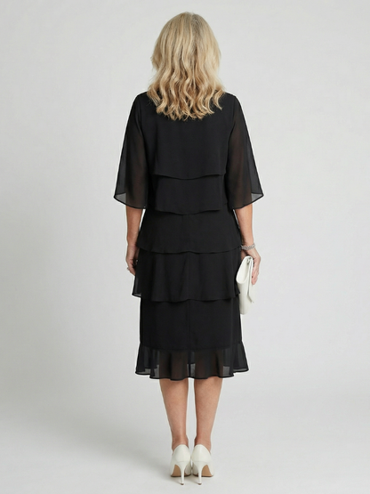 Brent | Robe Midi à Volants