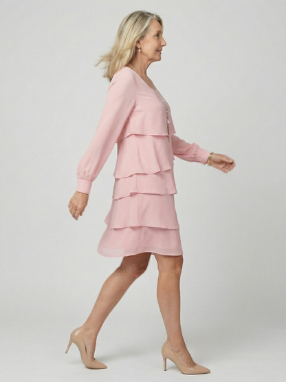 Kirax | Robe à couches propre, longueur genou