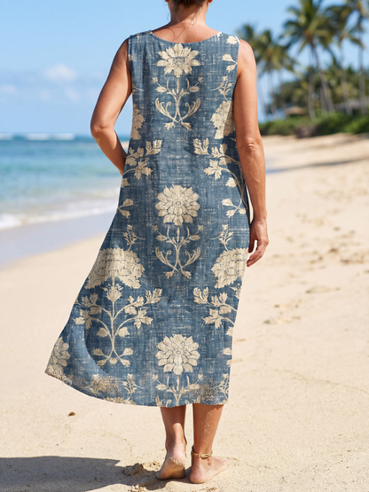 Kailo | Robe Midi Florale Shoreline