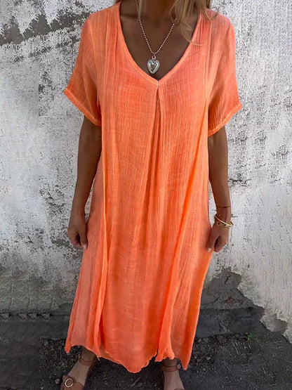 Marisol | Robe maxi fluide avec décolleté en V