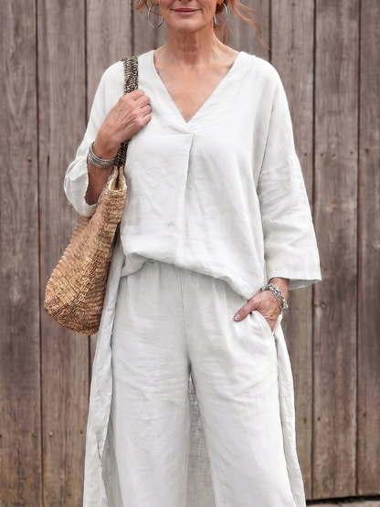 Onyx | Ensemble Tunique Longue et Pantalon Large