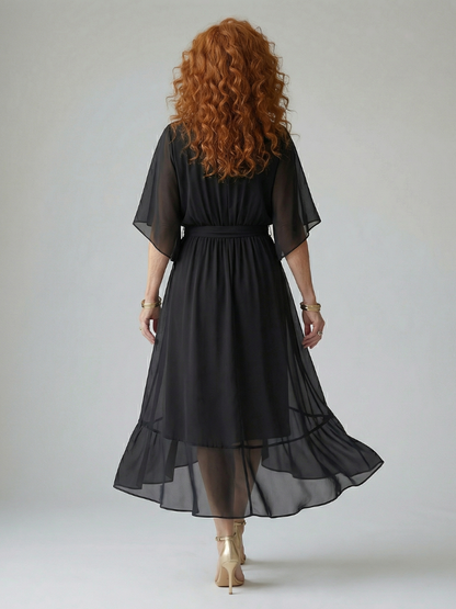 Elric | Robe Midi Drapée