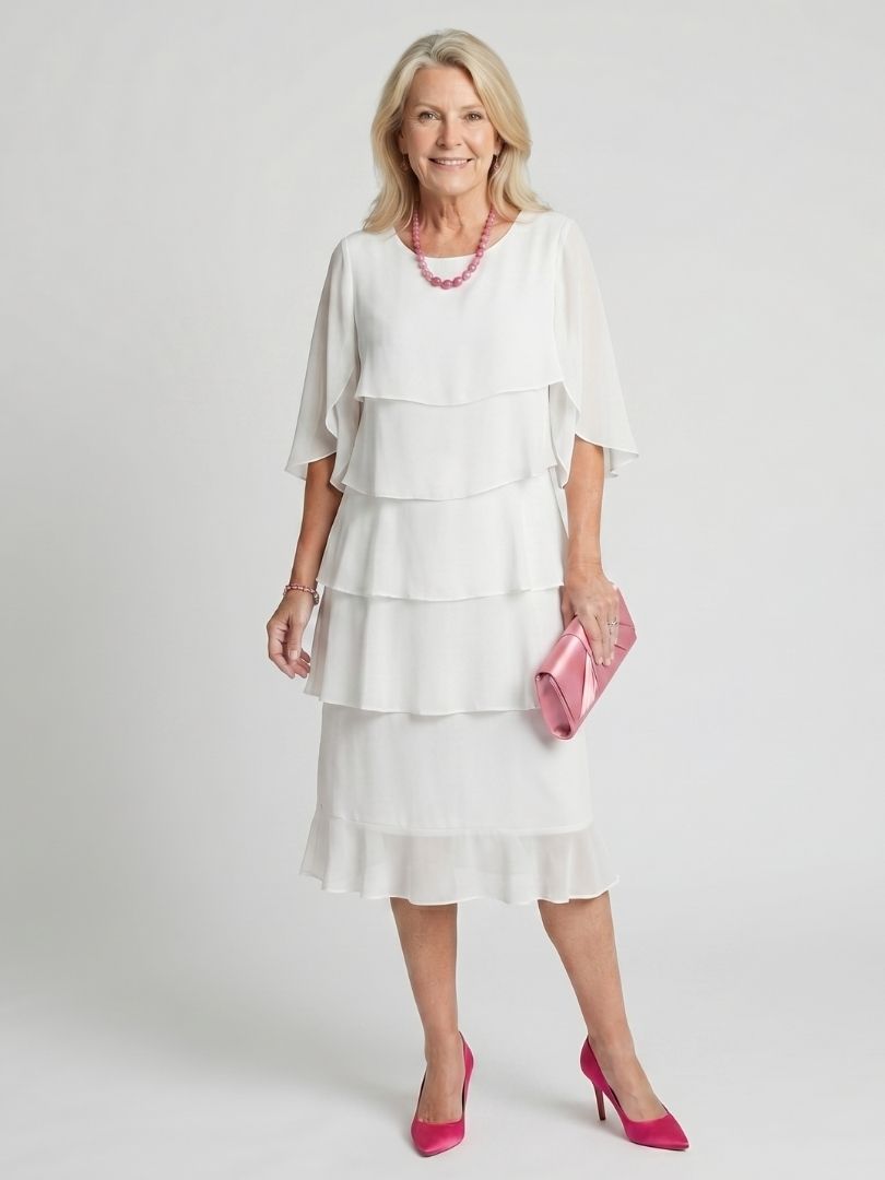 Brent | Robe Midi à Volants