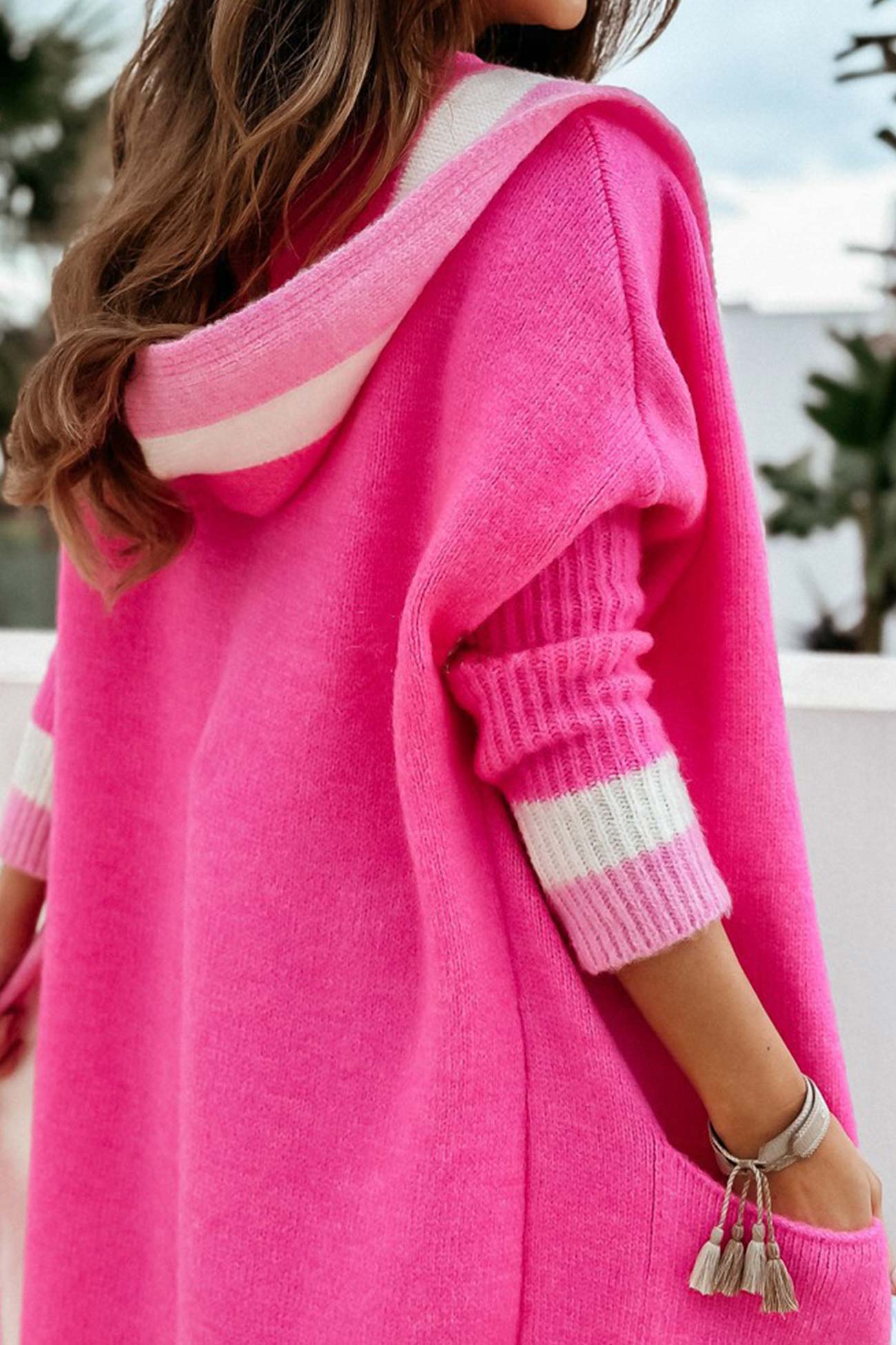 Agnèla | Long cardigan en maille doux et élégant