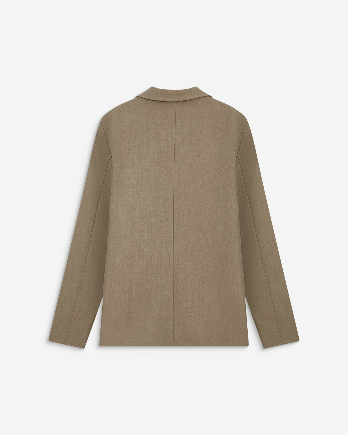 Blazer droit simple boutonnage à poches beige Alarick