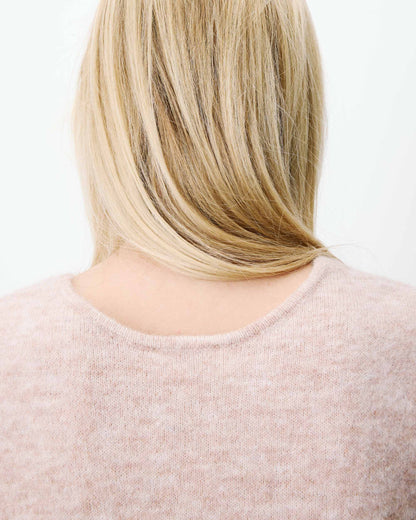 Cardigan sans manches boutonné col V beige Nars