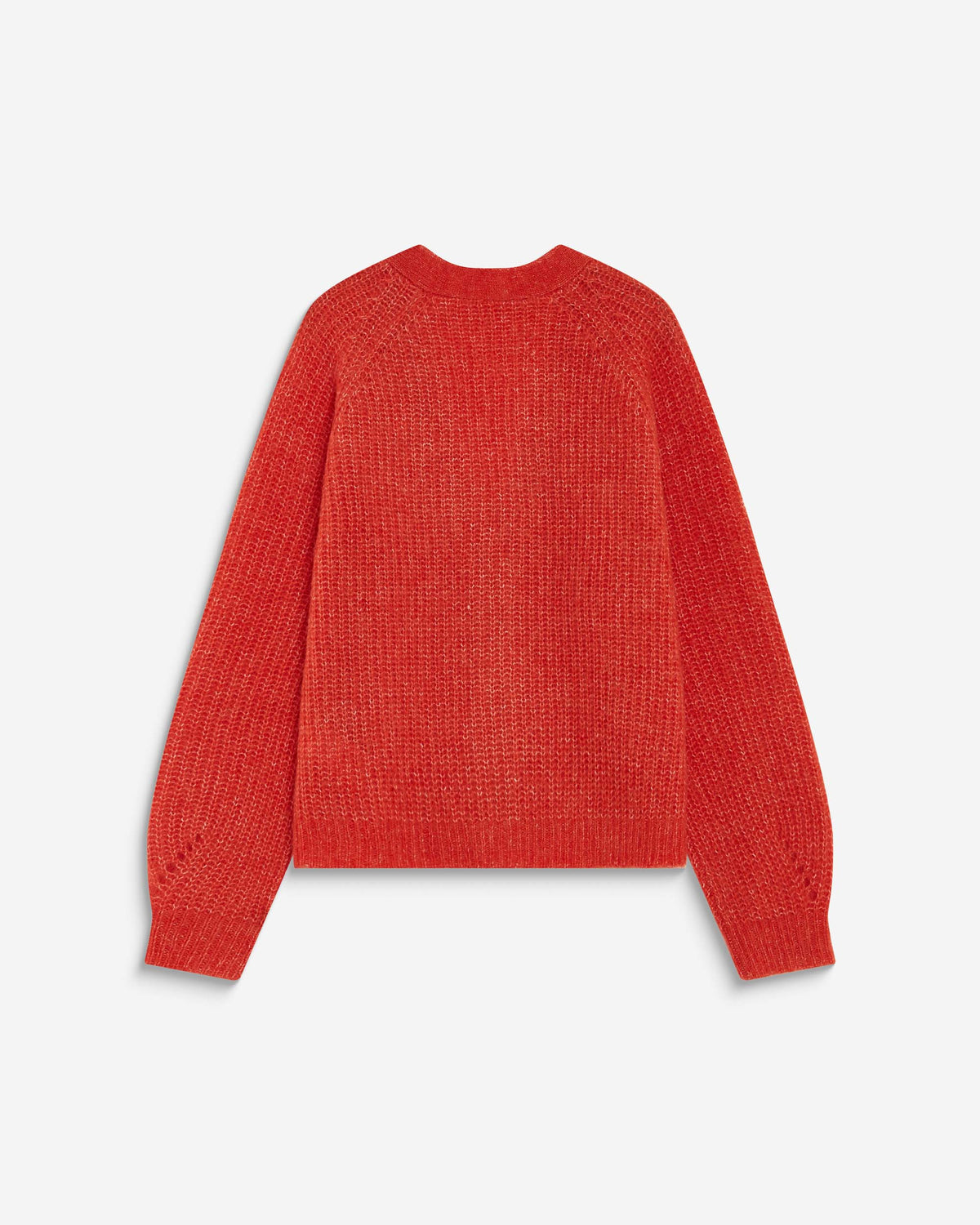 Cardigan oversize manches longues sanguine Saluda