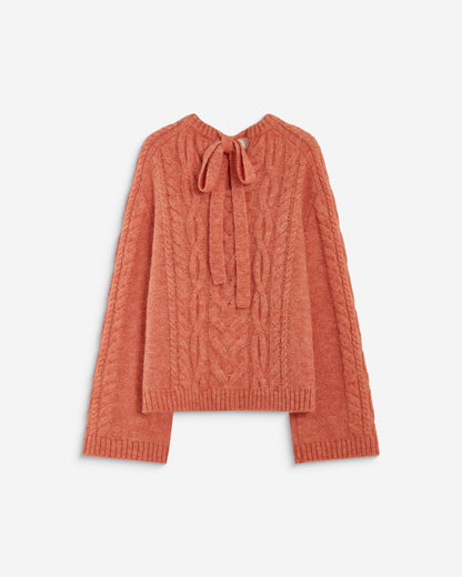 Pull torsadé à nouer au dos peche Arcelin