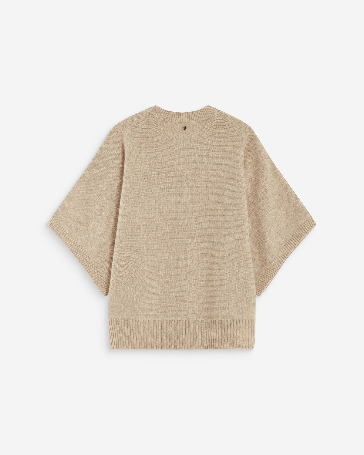 Pull oversize manches kimono 3/4 beige Almus