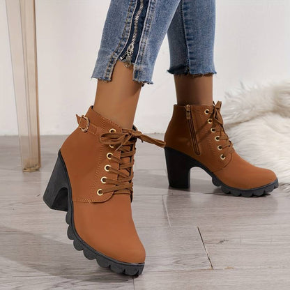 Sambaline | Bottines à talons épais avec ornements métalliques