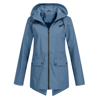 Kennia | Manteau de Pluie Long pour Femmes – Protection Élégante et Imperméable