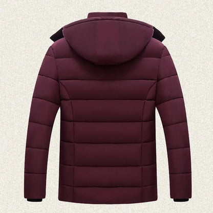 Amadeo | Veste d'Hiver Homme Chaude avec Capuche & Doublure en Polaire