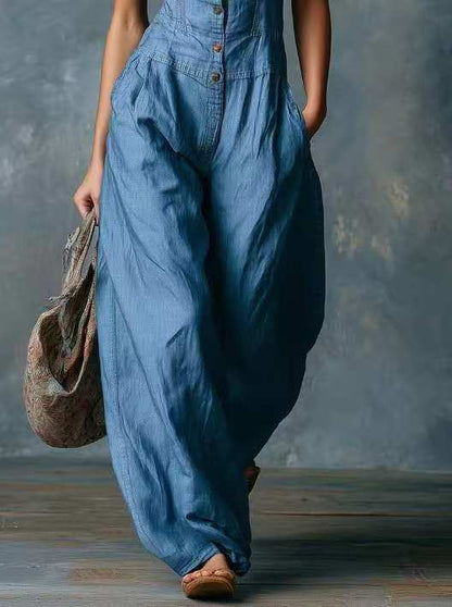Daisy | Combinaison effet denim