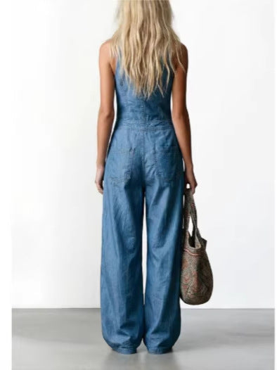 Daisy | Combinaison effet denim
