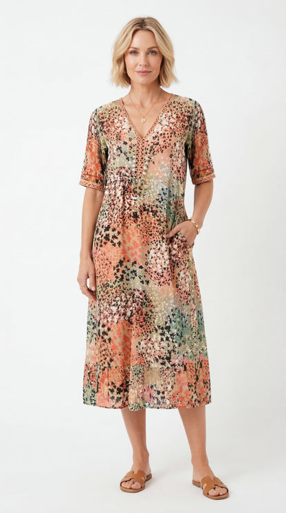 Lina | Robe légère avec décolleté en V