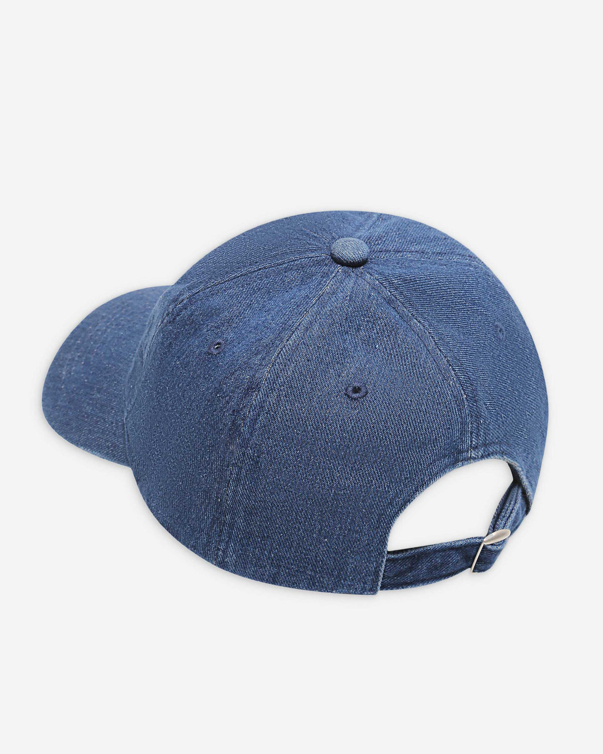 Casquette en coton réglable brodée devant mediumblue Slimane