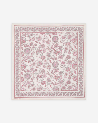 Foulard bandana carré en coton fleur Verlisse