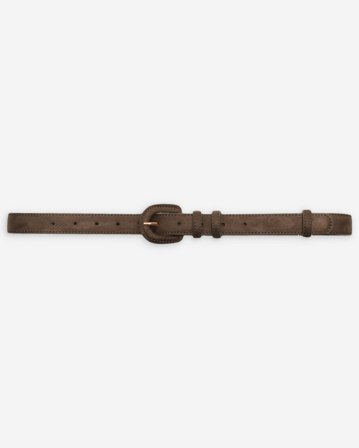 Ceinture en suède boucle assortie kaki Scotland