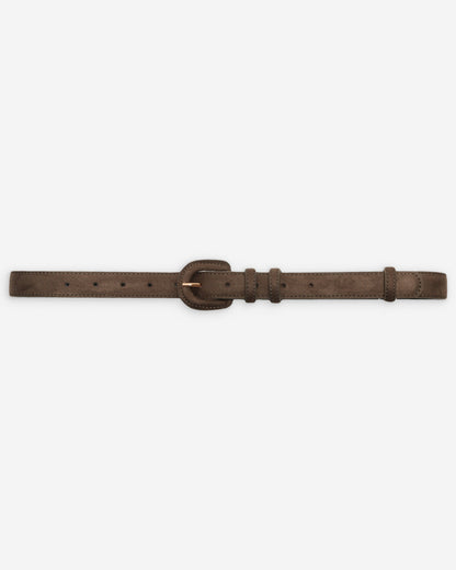 Ceinture en suède boucle assortie kaki Scotland