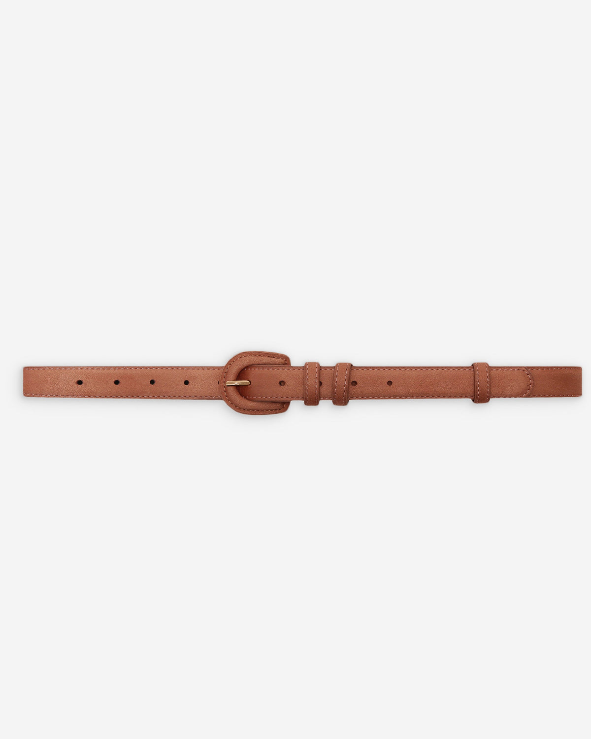 Ceinture en suède boucle assortie mocha Scotland