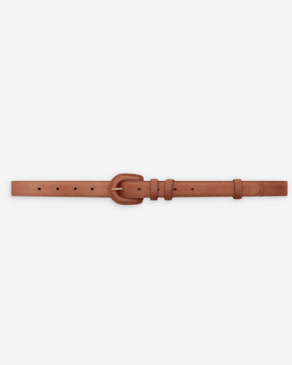Ceinture en suède boucle assortie mocha Scotland